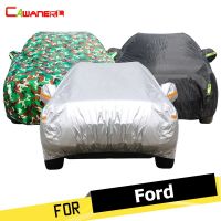 Cawanerl Selimut Mobil ออโต้กันแดดป้องกันรังสียูวีหิมะตกฝาครอบสำหรับ Ford 500 C-Max ฟรีสไตล์กาแลคก้าก้าโพรบโฟกัสแบบซอรัส