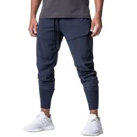 ใหม่ Joggers Trackpants ผู้ชาย Skinny Sweatpants บาง Quick Dry Casual กางเกงชาย Gym ฟิตเนสการฝึกอบรมฤดูใบไม้ร่วงวิ่งกางเกงกีฬา