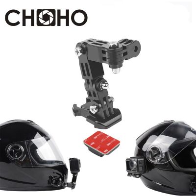 ฐานปรับได้ติดหมวกกันน็อคสำหรับ Gopro Hero 11 10 9 8เหมาะสำหรับ Xiaomi Yi 4K Sjcam DJI OSMO อุปกรณ์เสริมสำหรับกล้องแอคชั่นแคมเมรา