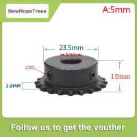 NewHopeTreee 04C CHAIN Gear 10ฟันเฟืองอุตสาหกรรมด้วย TOP Wire BORE 5/ 6/8/10mm