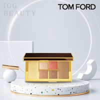 ?ของแท้100%? TF / Tom Ford Trimming 6-Color Eyeshadow High Disc 6g Rose / Red ทอมฟอร์ด อายแชโดว์พาเลท