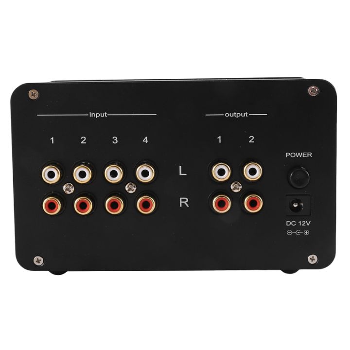 audiophile-tube-preamp-4-input-2-output-hifi-preamp-with-built-in-vu-level-meter