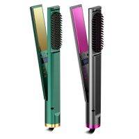 Hair Dryer Brush, Hot Air Hair Brush Comb, 3 in 1 Hot Air Brush Salon Negative Ionic Blow Dryer Straightener &amp; Curler