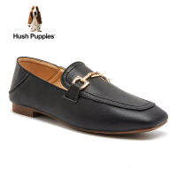 Hush Puppies_รองเท้าผู้หญิง รุ่น  Athena HP 8WCFB199G - สีดำ รองเท้าส้นเตี้ยสตรี Womens Shoes Boat Shoes Flat Loafers Shoes