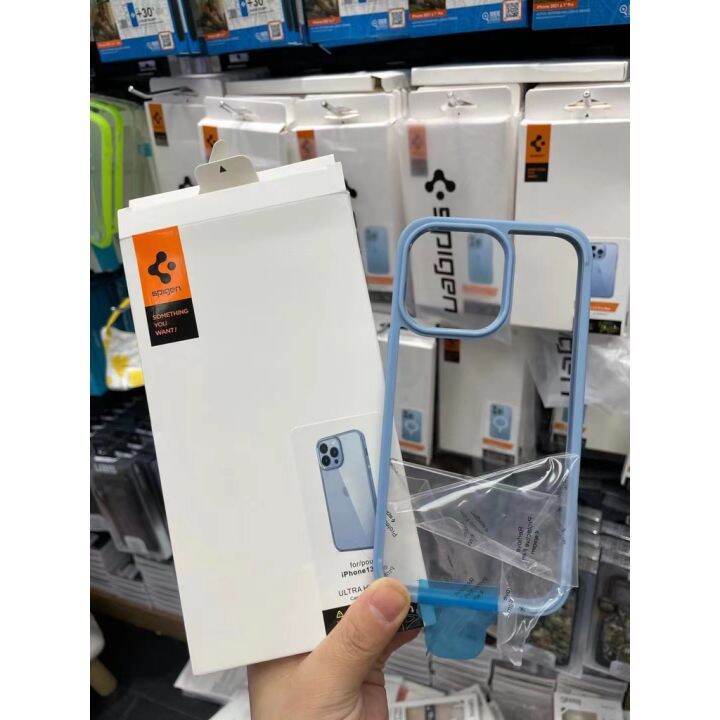 spigen-เคสแข็งแรง-magsafe-สำหรับ-iphone-14-pro-max-iphone-13-13-pro-iphone-13-pro-max-12-12-pro-iphone-12-pro-max-เคสใสป้องกันการตกกระแทกดีไซน์บางพอดีสำหรับที่ชาร์จแบบไร้สาย