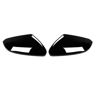 Rearview Mirror Cover for Honda 10Th Gen Civic 2016-2021 Side Door Mirror Cover Trim Car Exterior Accessories, Black