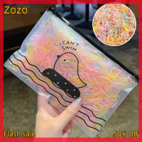 Zozo ✨Ready Stock✨ 1000pcs disposable Rubber bands Elastic hair TIES วงแหวนเด็กสาว TAILS