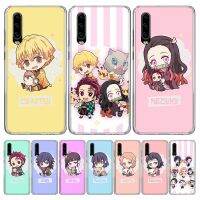 Philander SHOP ดาบพิฆาตอสูร Kimetsu No Yaiba เคสโทรศัพท์น่ารักสำหรับ Huawei P30 P20 P40 P50 Mate 40 30 20 10 Pro P10 Lite Coque ของขวัญสั่งทำ