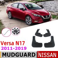 Mudguard For Nissan Versa Sedan Almera Latio Sunny N17 2019~2011 Fender Mud Flaps Essories 2018 2017 2016 2015 2014 2013 2012