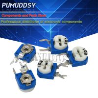 ☼✢ 20PCS RM063 100 ohm blue and white can be adjusted resistance potentiometer 100R