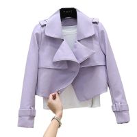 [COD] FMFSSOM 2022 Faux Leather Jacket New Short Biker Coat Loose Locomotive Stree Wear Outwear