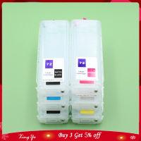 280ML Without Chip Refill Ink Cartridge For HP72 Designjet T620 T2300 T770 T790 T795 T1200 C9403A C9370A-C9374A