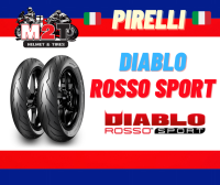 ยางรถจักรยานยนต์ ชนิดไม่ใช้ยางใน  Pierlli รุ่น DIABLO ROSSO SPORT 150-300 CC