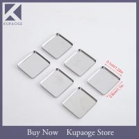 Kupaoge จานเก็บเครื่องสำอางแต่งตาพาเลตต์อายชาโดว์เปล่าอุปกรณ์อายแชโดว์พร้อมกระจกแบบ DIY