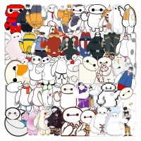 10/30/50PCS Big Hero 6 Baymax Cartoon Stickers Aesthetic DIY Laptop Phone Fridge Graffiti Waterproof Decals Disney Kid Sticker Stickers Labels