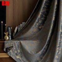 【CW】 Curtains for Room Luxury blackout Bedroom European Texture Thick Window Color black