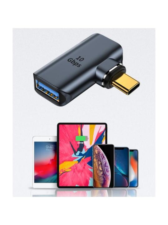 usb-c-ตัวผู้เป็นตัว-usb-3-0ตัวเมียอะแดปเตอร์แม่เหล็กตัวแปลงแม่เหล็กชนิด-c-ตัวแปลงแม่เหล็กมุมฉากขั้วต่อ-usb-c