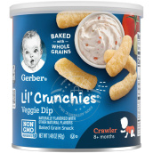 Gerber - Lil Crunchies Veggie Dip (Bánh Ăn Dặm 42g)