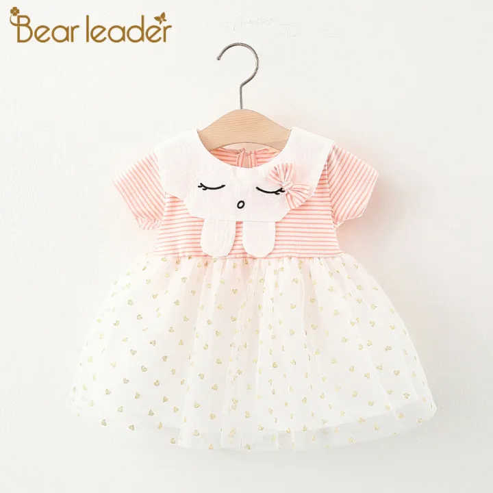 Bear Leader Baby Girl Dress Year Birthday Dress Cute Cartoon Princess Dresses Vestido Infantil Party Dress Kids Clothes |