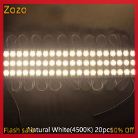 Zozo ✨Ready Stock✨ 20pcs DC12V SMD 3 LED Module injection กันน้ำ IP67ตกแต่ง2835 Hard Strip Bar Light Lamp White Red Green BLUE