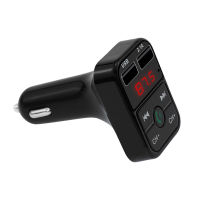 Car Bluetooth 5.0 FM Transmitter Wireless Handsfree Audio Receiver Auto MP3 Player 2.1A Dual USB Fast Charger Phone Charger