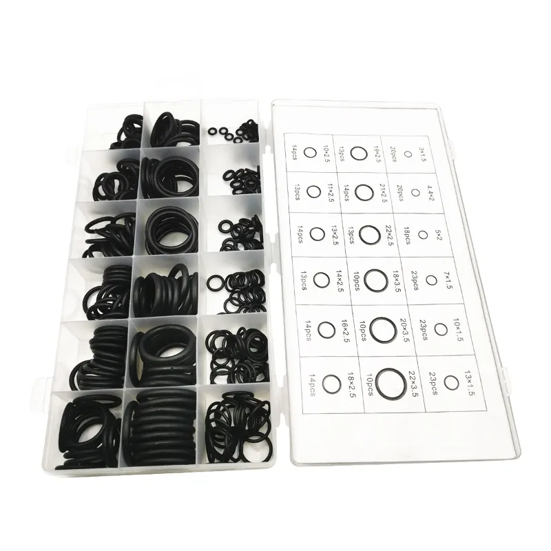 279 Pcs Rubber O-ring Gasket Ring Assortment Kits Thickness 1.5mm