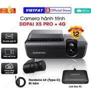 Camera hành trình DDPAI X5 Pro 4G Box Độ phân giải 4K Xem trực tiếp từ xa
