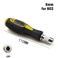 801 802 Screwdriver Bit Handle For 5mm 6mm Round Electric Screwdriver Bit Handle Ratchet Screw Driver Bit Holder Handle Tools