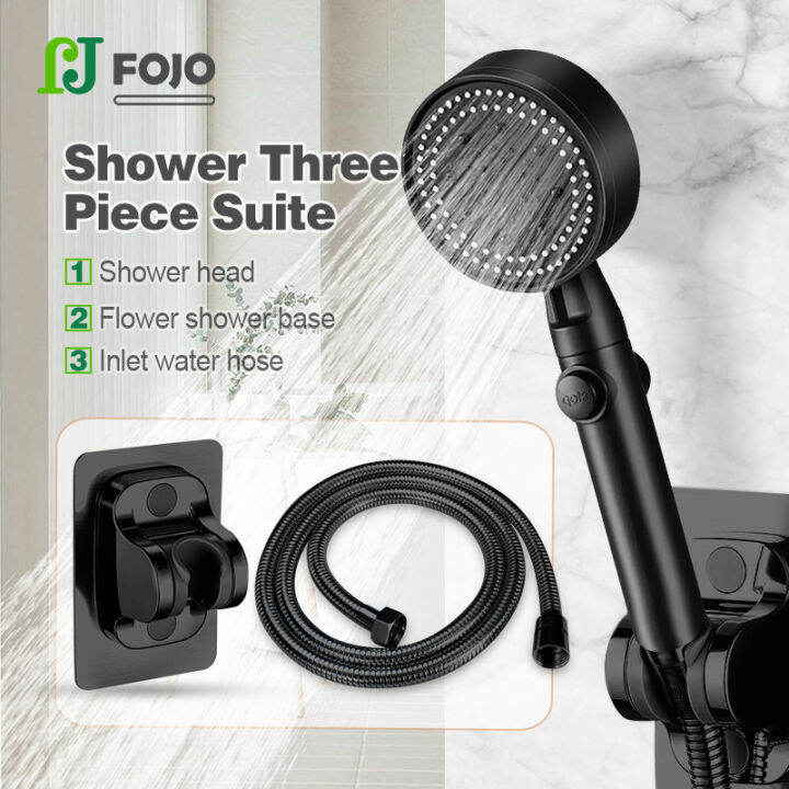 【FOJO】OfficialFivespeed Turbocharged Shower Head with Hose Shower Set