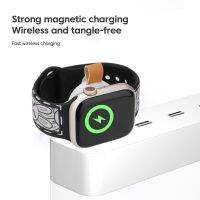 ‘；【= Mini Portable Magnetic Wireless Charger For  Watch 8 7 6 5 4 SE 3 USB-C Charging Dock For Iwatch 44Mm/40Mm Charge Bracket