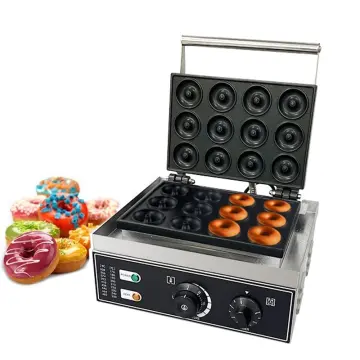 110-220V Electric Mini Donut Maker Cake Machine Double-sided