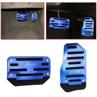 ○ 2PC Non-Slip Automatic Gas Brake Foot Pedal Interior Parts Pad Cover Blue Car Accessories Car Pedal Cover Universal FREE SHIP