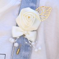Wedding Bride and Groom Corsage Brooch Business Supplies 643Z