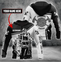 3D HOODIE-  XZX180305   Customize Name Firefighter 3D Hoodie 29