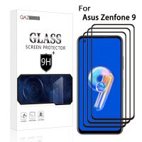 สำหรับ Asus Zenfone 9แก้ว QAZ Maggie F + Pro กระจกกันกระแทกความปลอดภัยสำหรับ Zenfone 9 AI2202-1A006EU พร้อมฟิล์มเลนส์