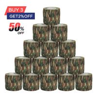 【LZ】LMLLK SHOP 5x480cm Disposable Self-adhesive Flex Elastic Camouflage Bandage Tattoo Handle Grip Tube Wrap Elbow Stick Medical Tape C-8