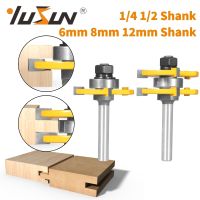 YUSUN 2PCS 47MM Cove 1-7/8 T G ASSEMBLY Cutter Router Bit Woodworking Milling Cutter For Wood Face Mill