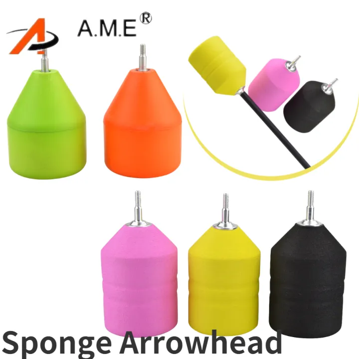 12 Pcs Soft Rubber Arrowheads Safety Arrow Tips Archery