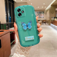 เคสโทรศัพท์รูปผีเสื้อน่ารักสำหรับ Realme C53ปลอกอ่อนซิลิโคนใส REALMEC53 OPPO 2023ฝาครอบเคสโทรศัพท์มือกันกระแทก