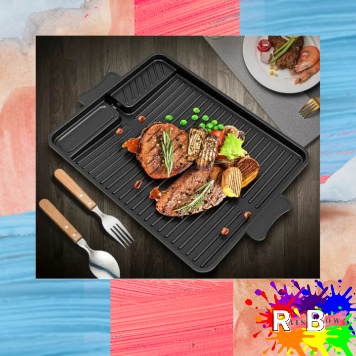Rainbow BBQ Grill Plate (Samgyupsal / Samgyeopsal) Yakiniku / Griller