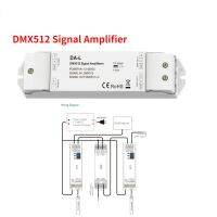 DMX512 DC12-48V ใหม่เครื่องขยายสัญญาณ DA-L 2ช่องสัญญาณ0.5A ตระหนักถึงการขยายระยะทางการส่งสัญญาณสำหรับโคมไฟ LED