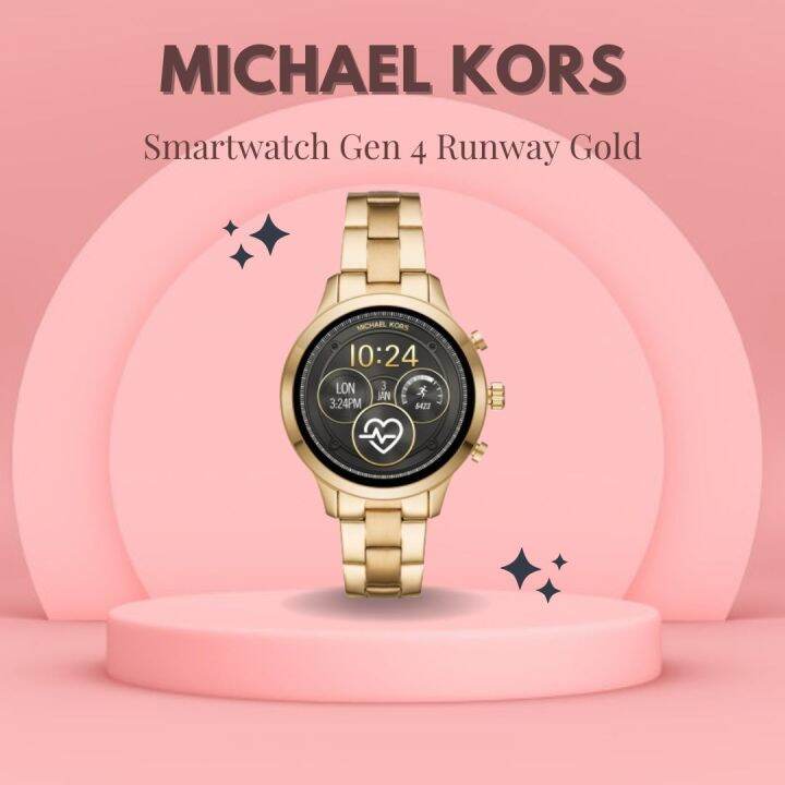 Michael Kors Smartwatch Gen 4 Runway Gold MKT5045 Lazada Indonesia