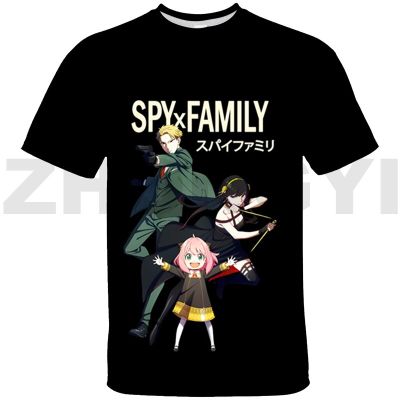 ร้อนเด็กสวมใส่ญี่ปุ่นอะนิเมะ Spy Family เสื้อยืดเด็กการ์ตูน Anya Forger SPY X FAMILY กราฟิก T เสื้อสั้น tees Tops