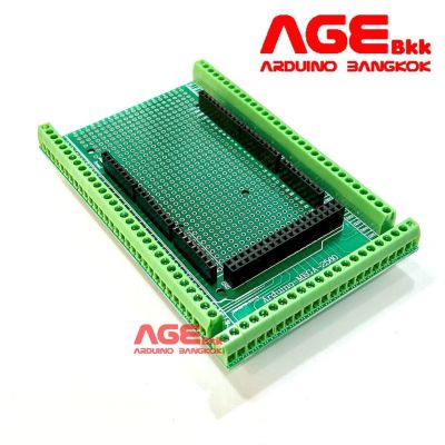 โมดูลขยายขา MEGA2560 แบบ PCB Phototype Screw Terminal Block Arduino Mega2560 Shield พร้อมบัดกรีคอนเน็กเตอร์