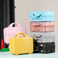 Mini Travel Hand Luggage Cosmetic Case Small Portable Carrying Pouch Cute Suitcase for Makeup