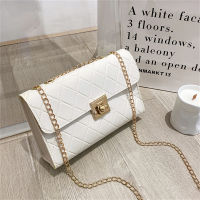 ZHUHAO ผู้หญิงลำลองโซ่ PU หนังเพชร Crossbody กระเป๋าแฟชั่นกระเป๋าถือสะพายง่าย