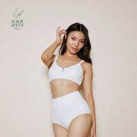 Embody Bikini in Pure white ชุดบิกินี่ สีขาวเก็บหน้าท้อง ปรับสายและอกได้