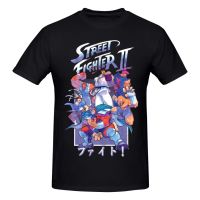 Street Fighter Faith Boss Fight Capcom cotton crew neck T-shirt Casual Clothes Sweat-absorbent Shirt