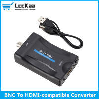 LccKaa BNC เป็น HDMI เข้ากันได้แปลง1080จุด720จุดแสดงแปลงวิดีโอเฝ้าระวังตรวจสอบทีวีแปลงสัญญาณด้วยสายเคเบิล