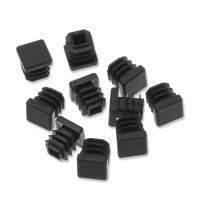 卐❦▽ 10pcs/pack Plastic Black Blanking End Caps Protector Square/Round Table Chair Foot Pad Furniture Feet Non-Slip Covers